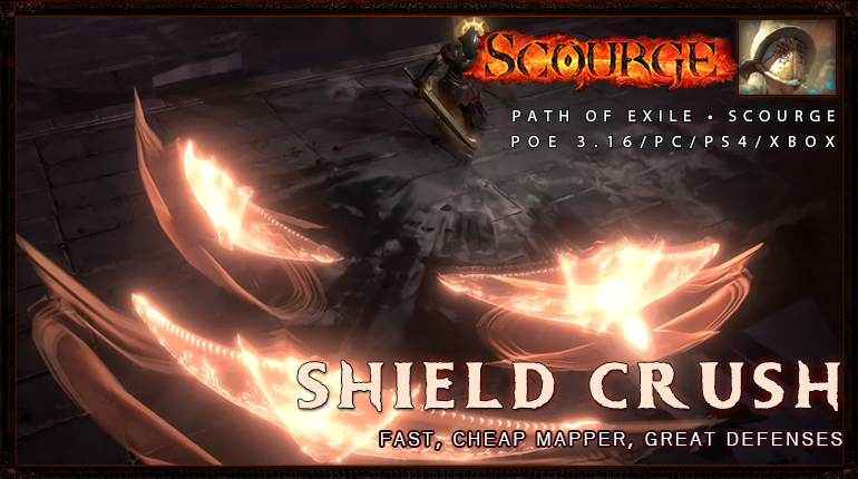 [Scourge] PoE 3.16 Duelist Shield Crush Gladiator Starter Builds